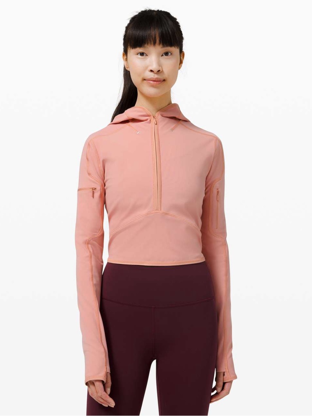 Lululemon Break a Trail 1/2 Zip Hoodie
Pink Pastel